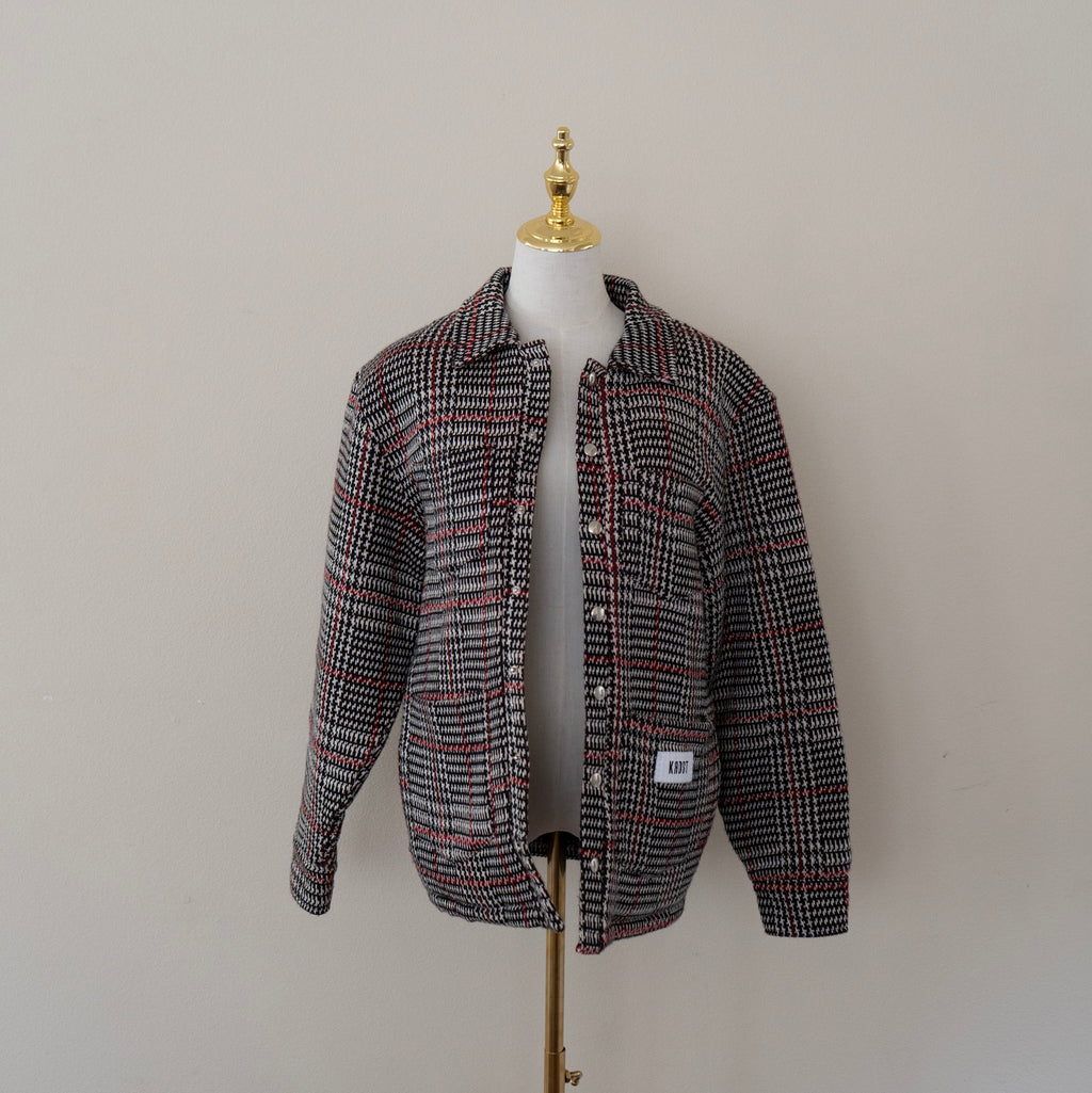 KROST Knit Houndstooth Work Jacket - Size Small