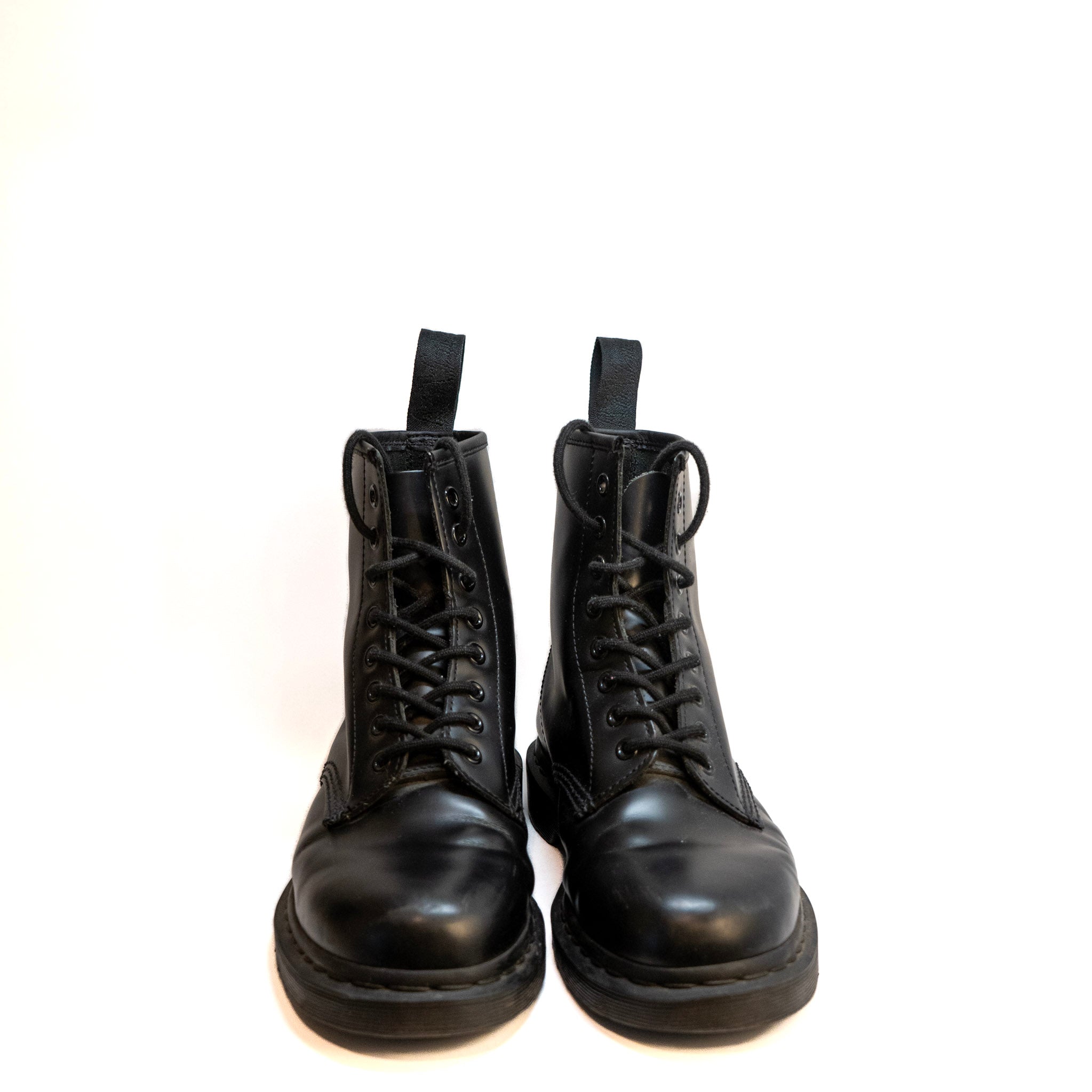 Doc Martens 1460 Black Mono  - Size Mens 8 / Womens 9