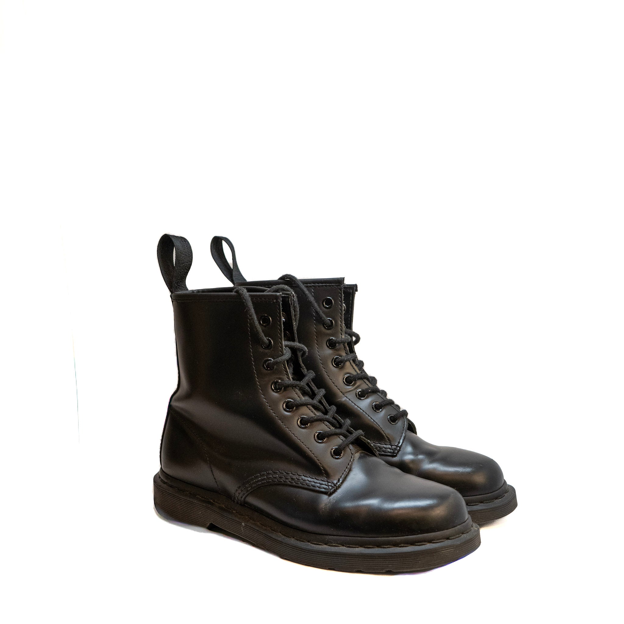 Doc Martens 1460 Black Mono  - Size Mens 8 / Womens 9
