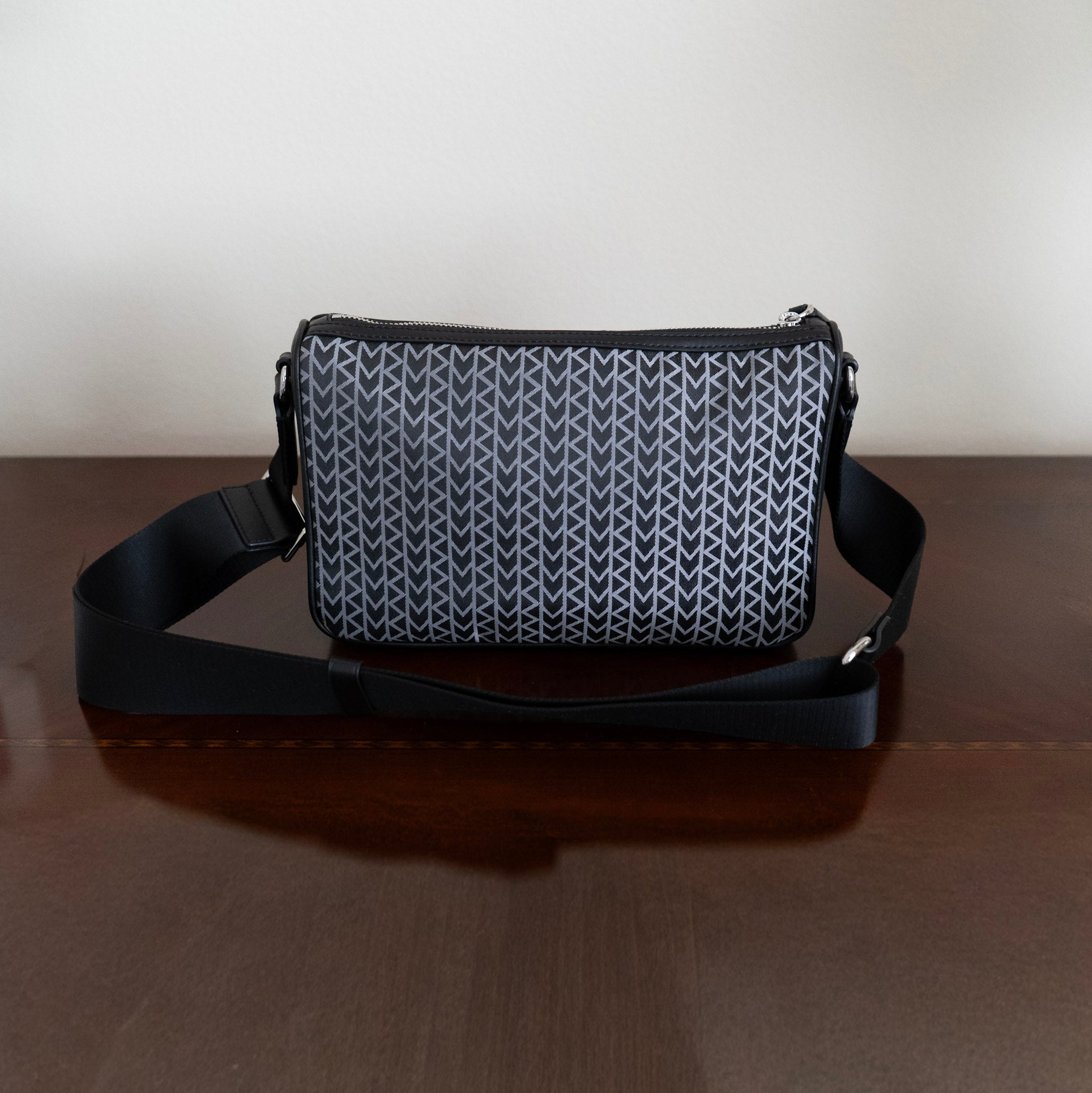 Michael Kors Logo Jacquard Messenger Bag