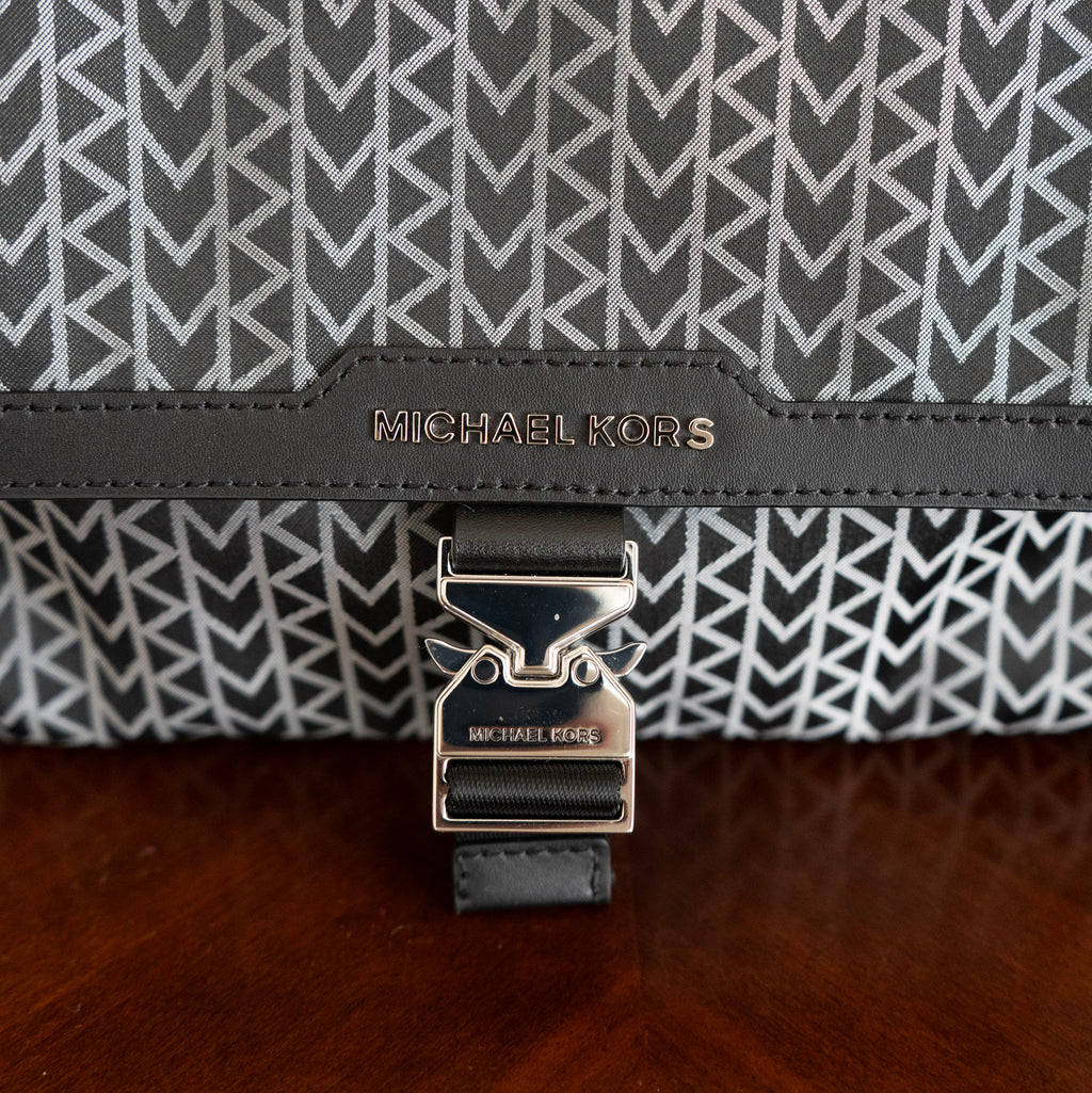 Michael Kors Logo Jacquard Messenger Bag