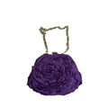 Violet Flower Clutch