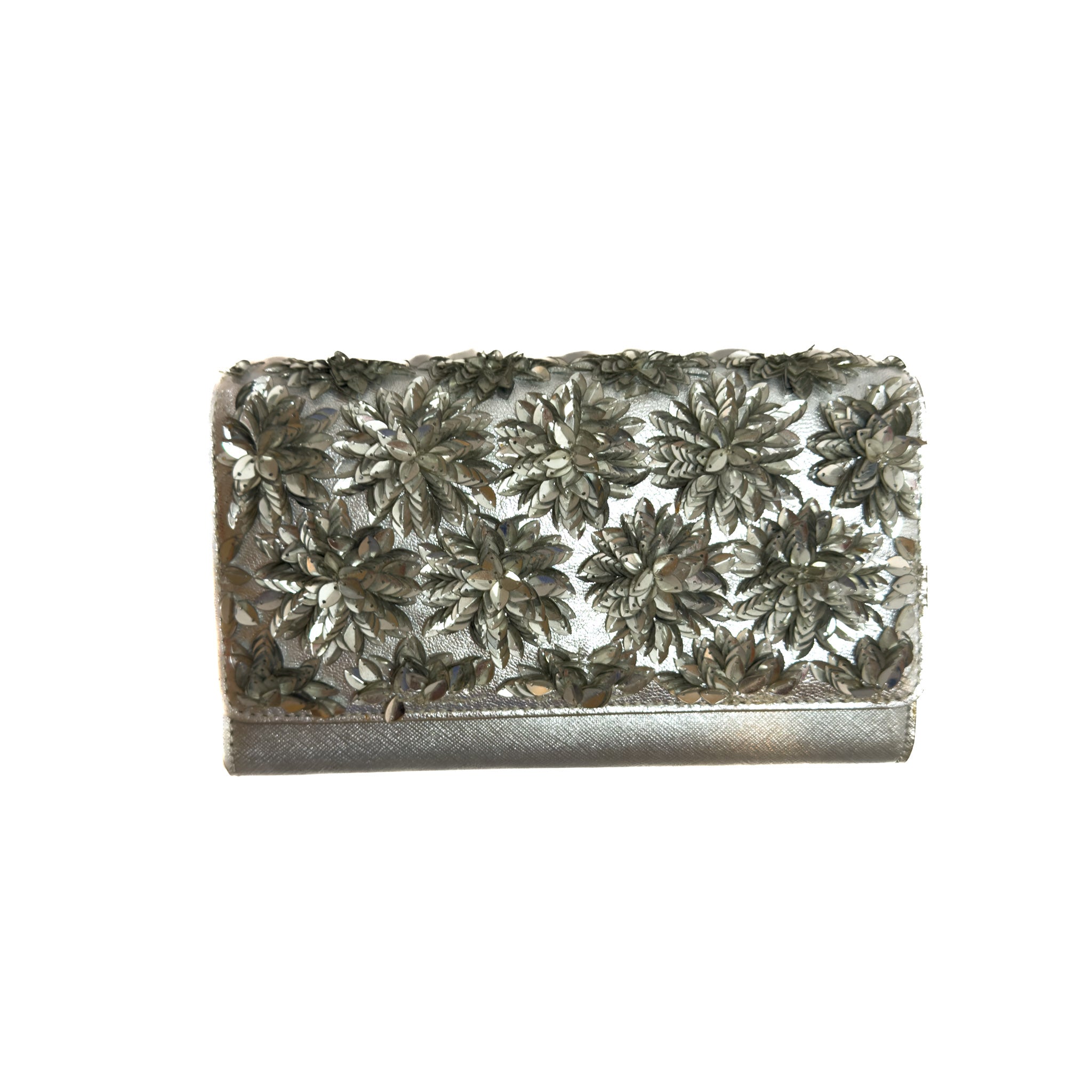 Michael Kors Silver Clutch