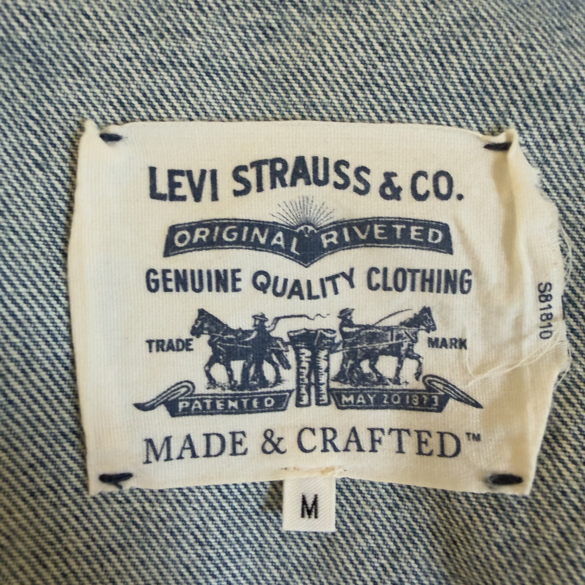 Levi's Made and Crafted Denim Jacket - Size M