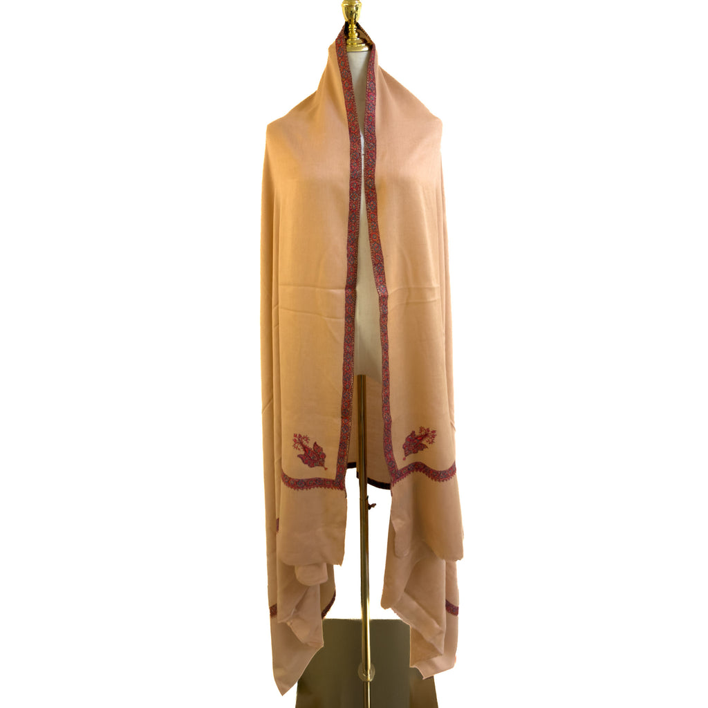 Tan 100% Pure Pashmina Shawl