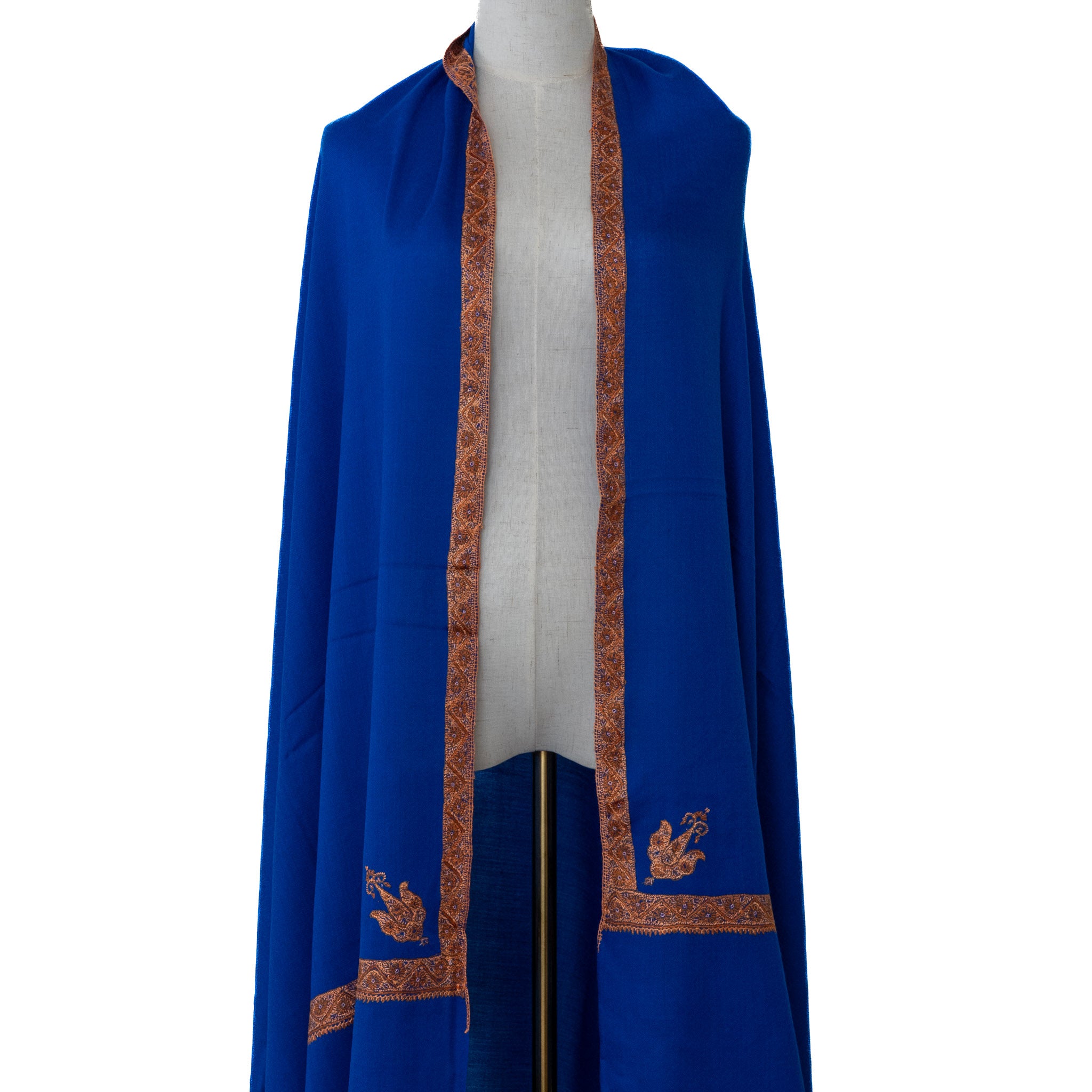 Deep Blue 100% Pure Pashmina Shawl