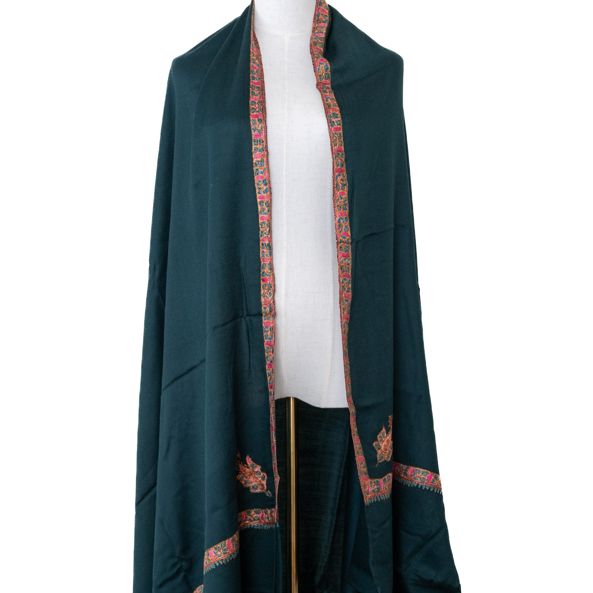 Emerald Green 100% Pure Pashmina Shawl