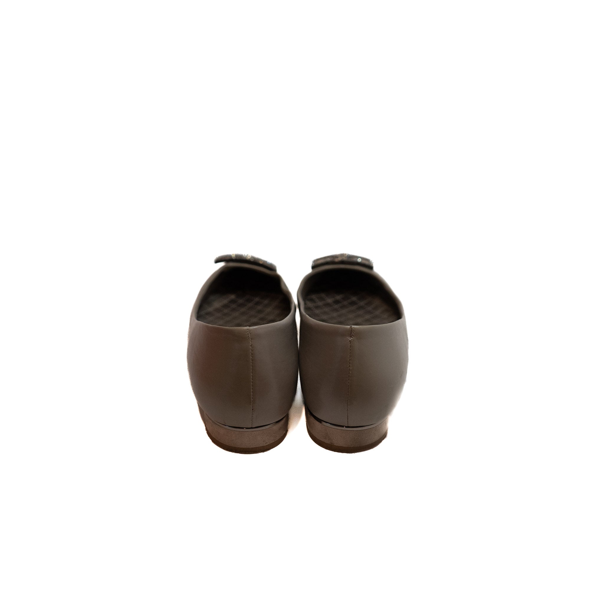 Tory Burch Heron Silver Shoe - Size 8.5M