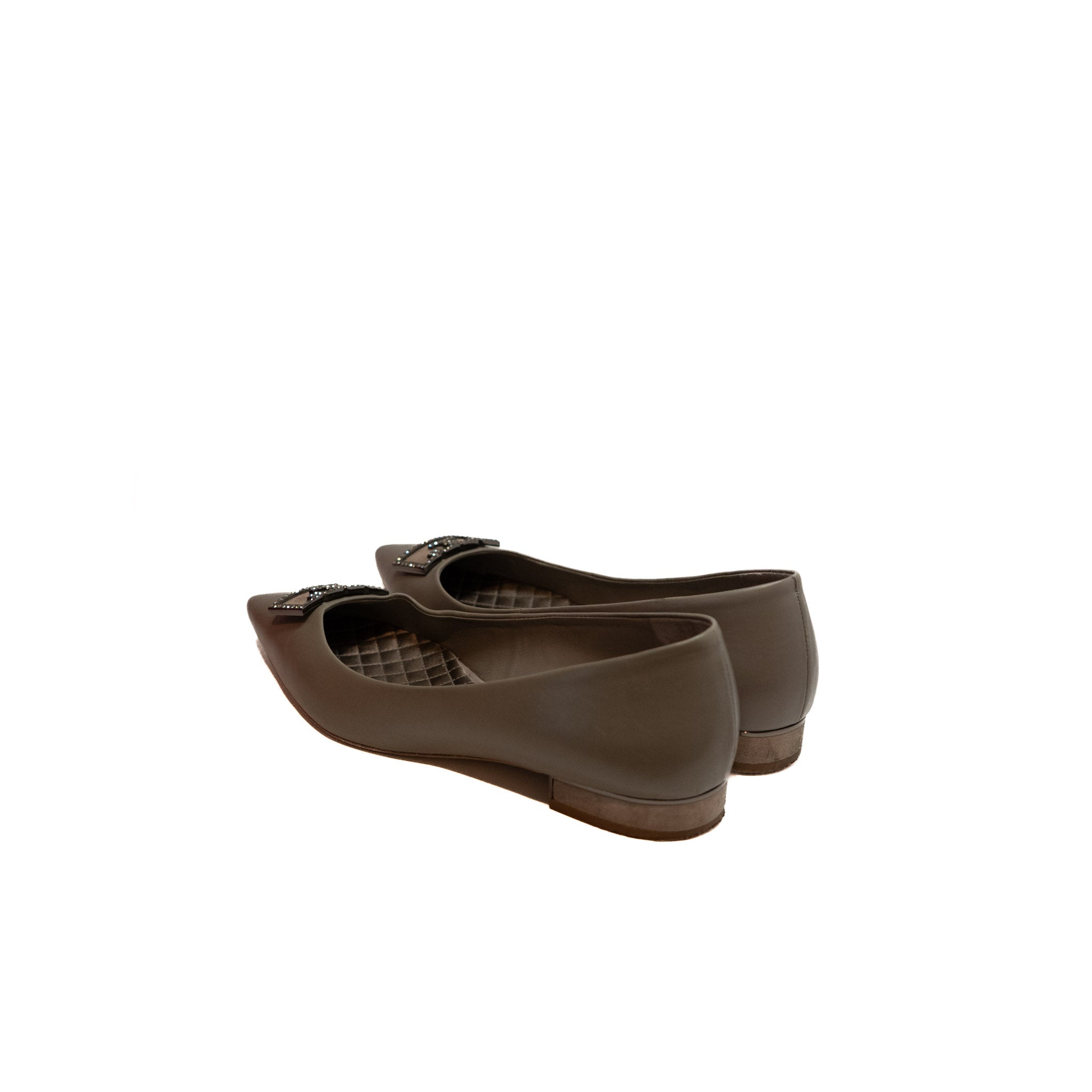 Tory Burch Heron Silver Shoe - Size 8.5M