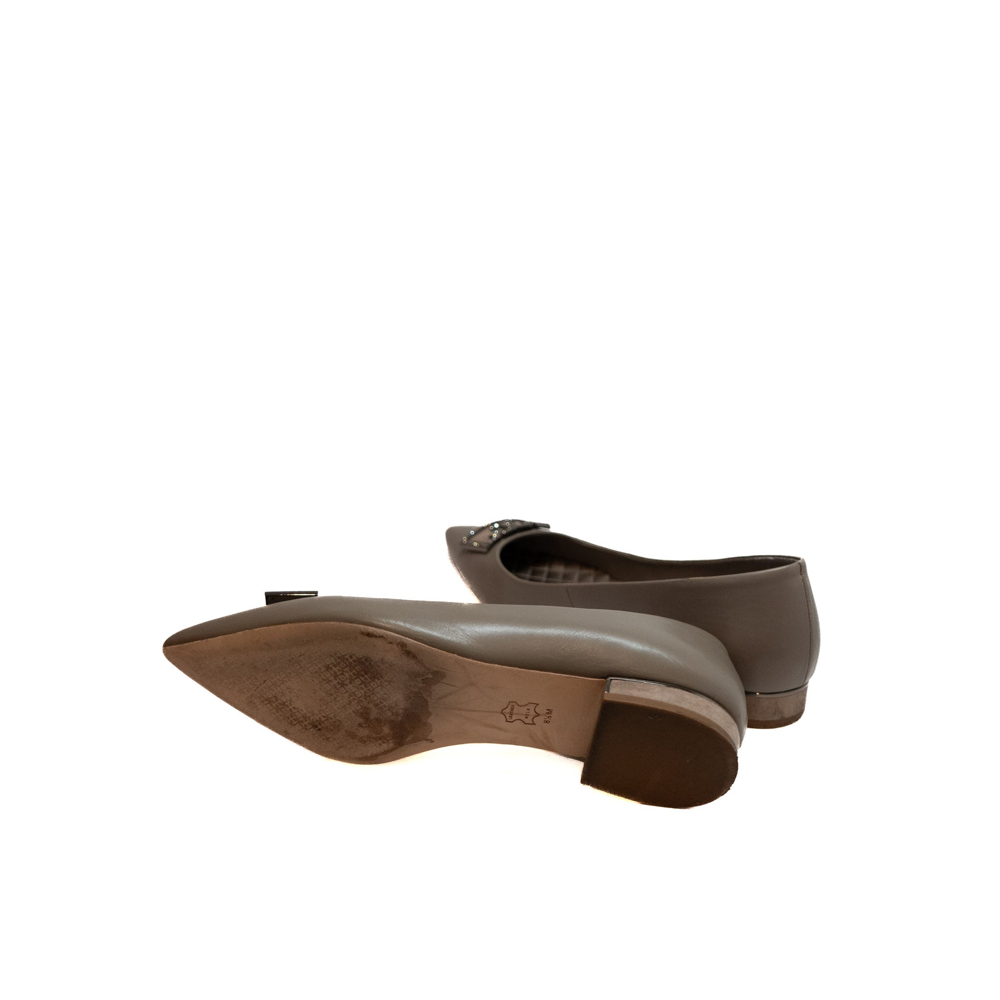 Tory Burch Heron Silver Shoe - Size 8.5M