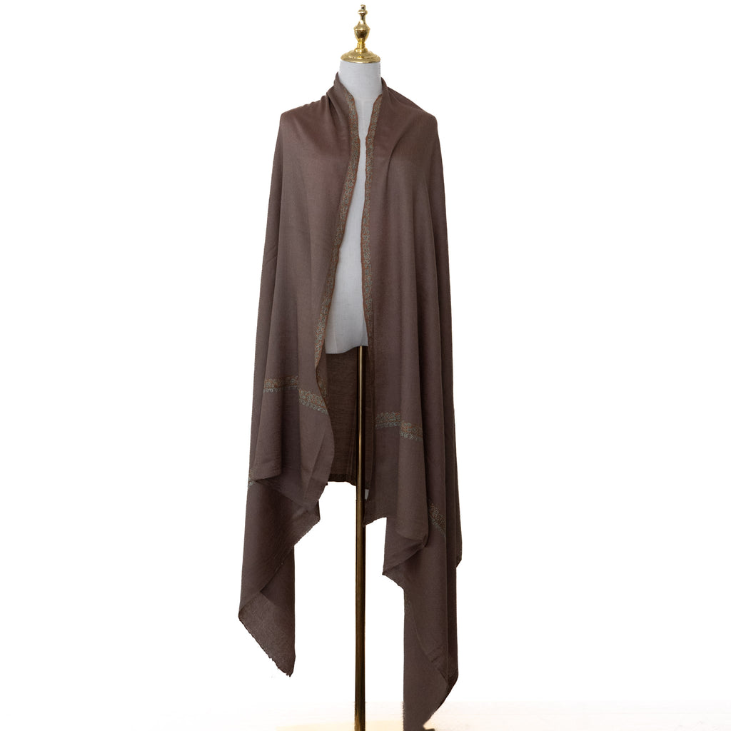 Light Brown 100% Pure Pashmina Shawl