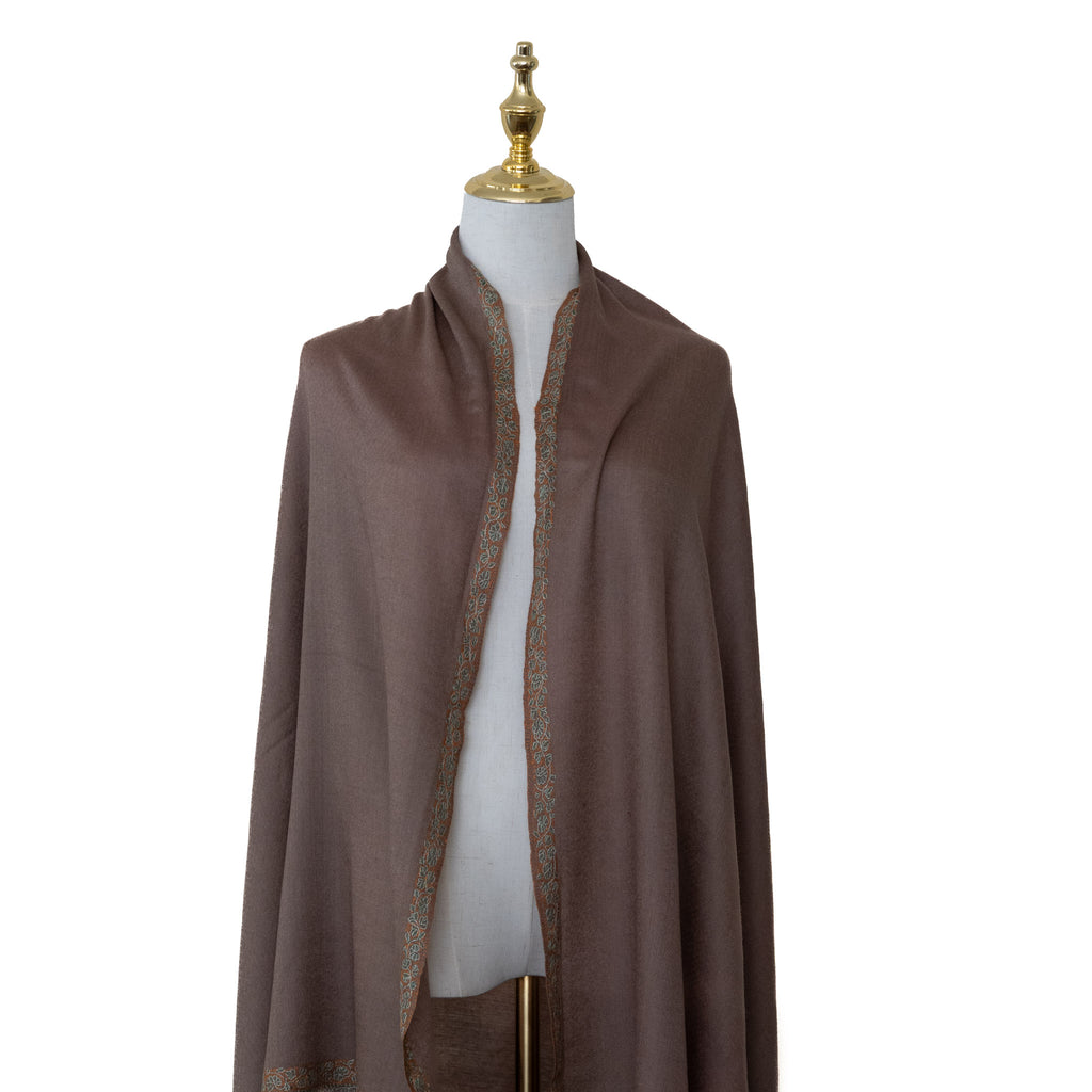 Light Brown 100% Pure Pashmina Shawl