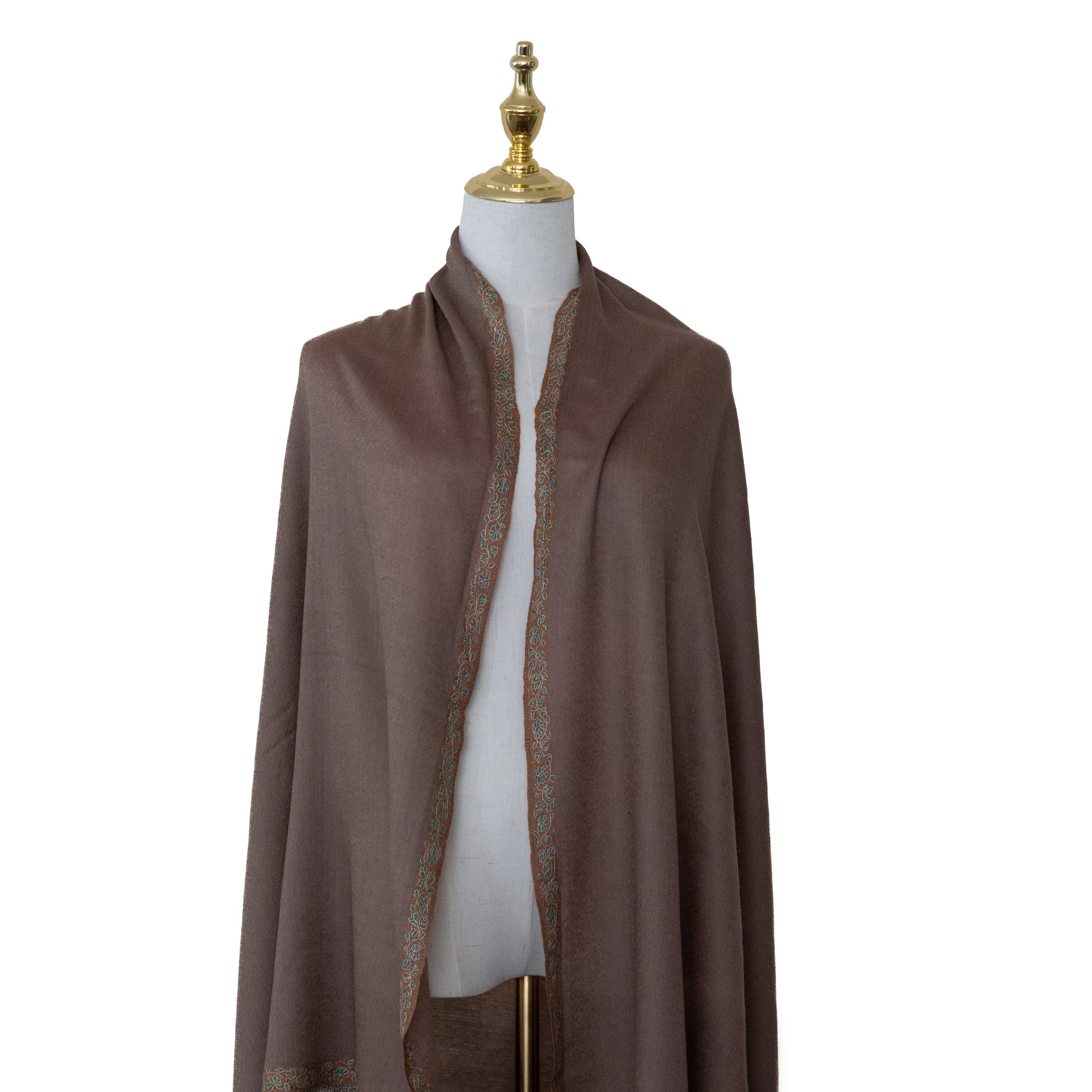 Light Brown 100% Pure Pashmina Shawl