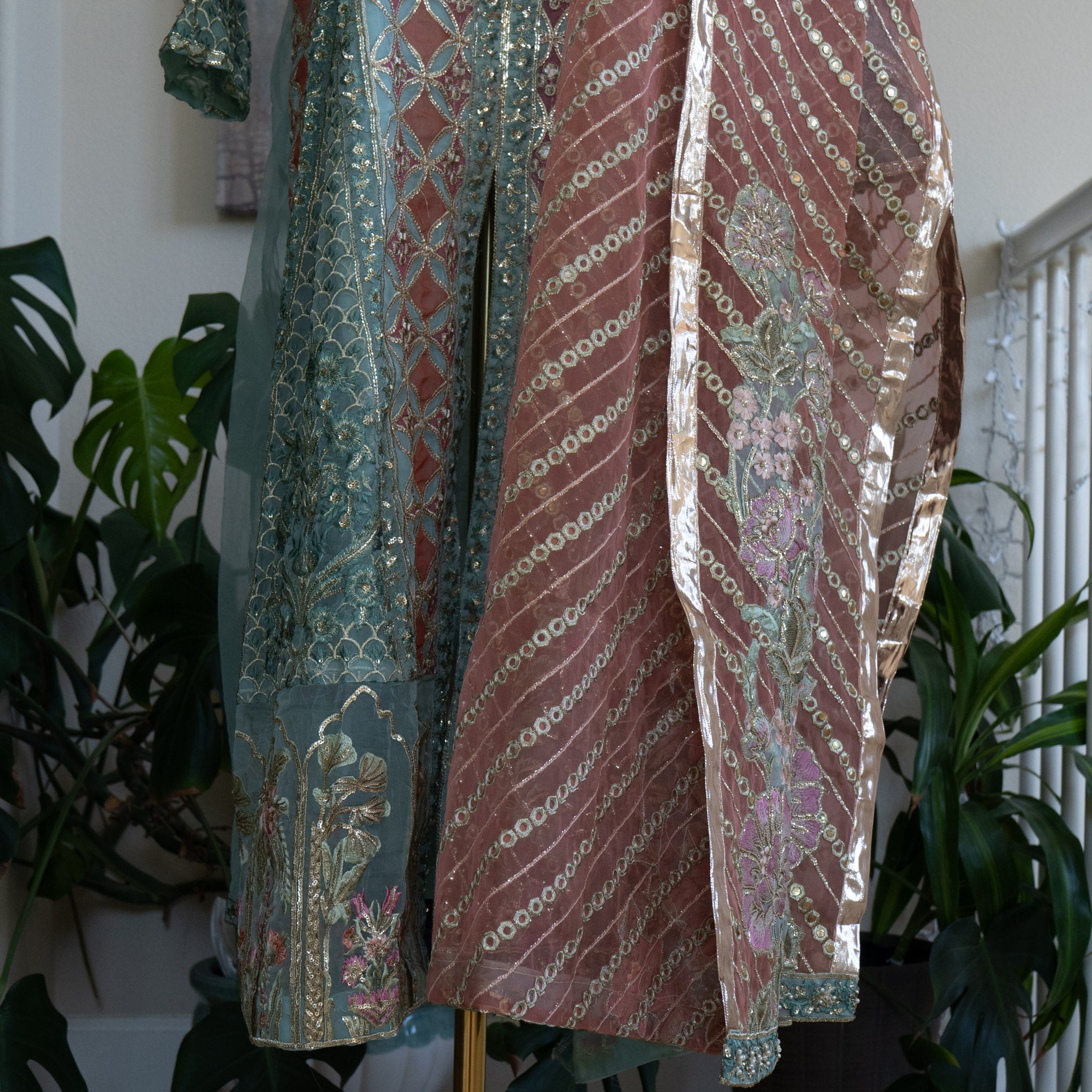 Crimson X Saira Shakira Aqua Wedding Collection - Size Large