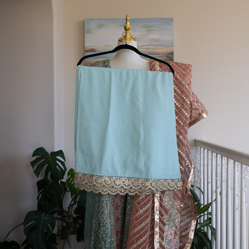 Crimson X Saira Shakira Aqua Wedding Collection - Size Large