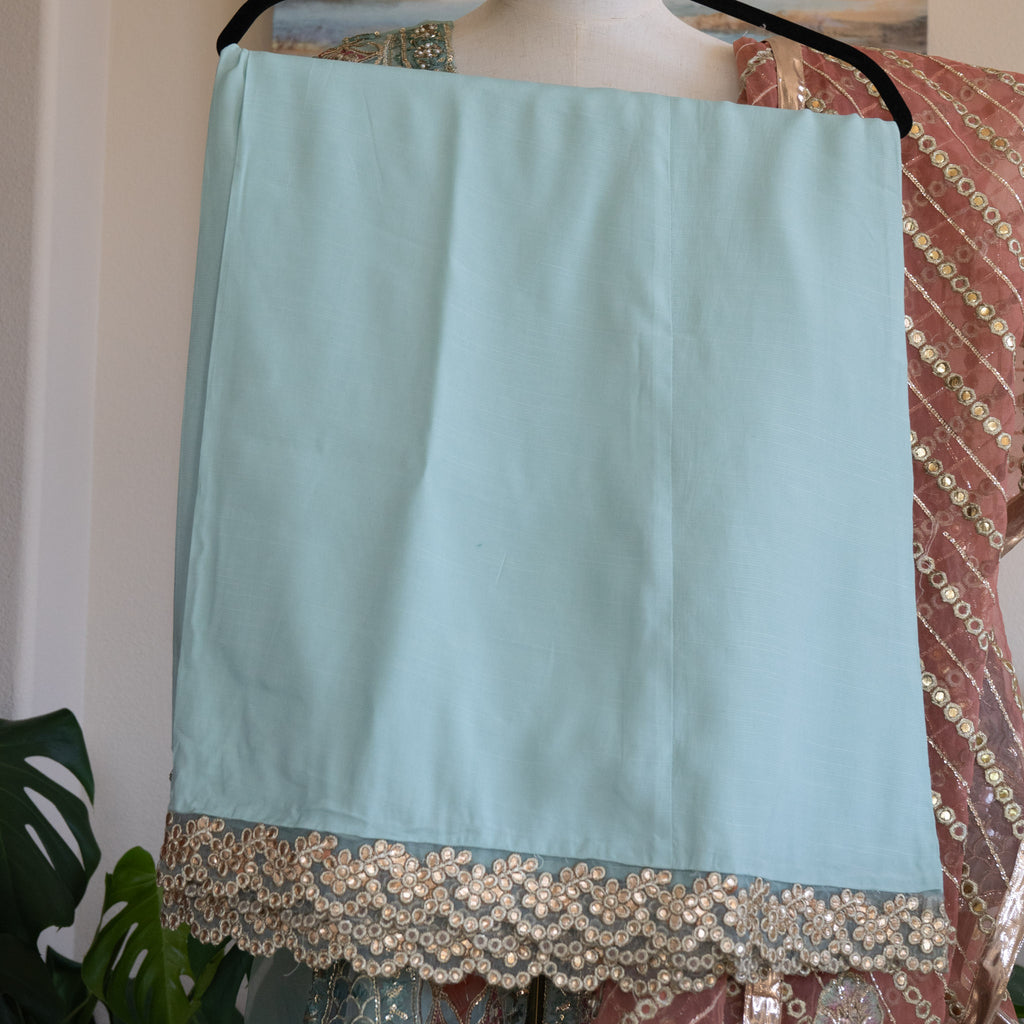 Crimson X Saira Shakira Aqua Wedding Collection - Size Large