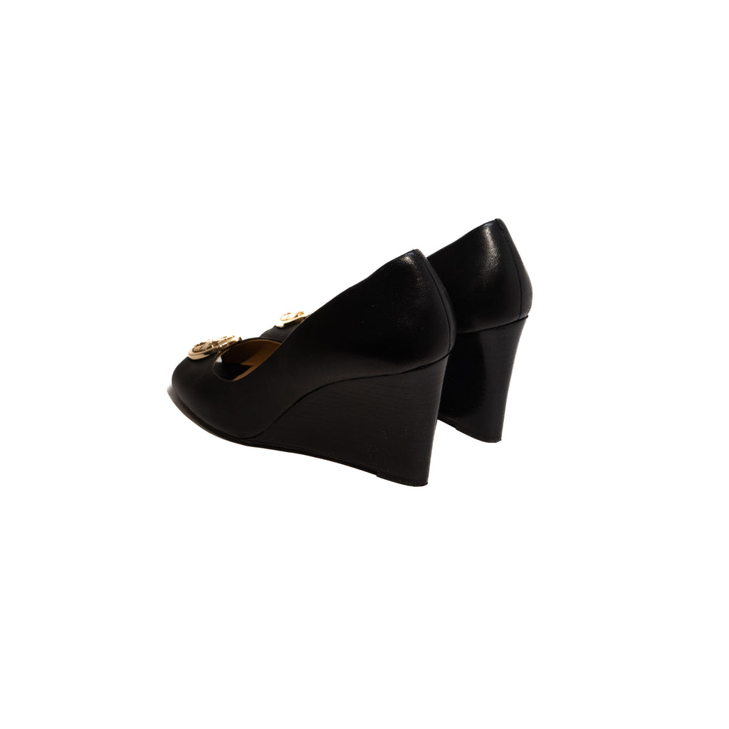 Tory Burch Black Wedges - Size 9