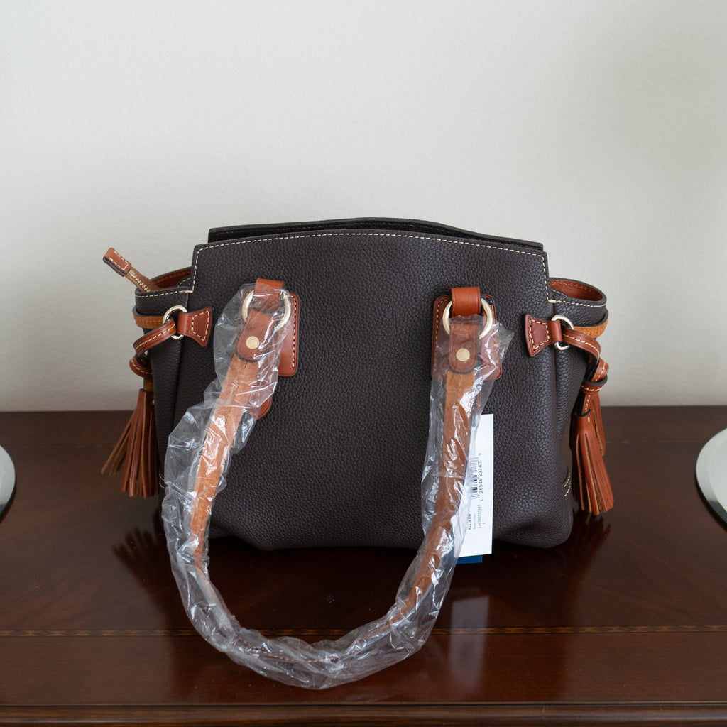 Dooney and Bourke Brown Small Winged Shopper