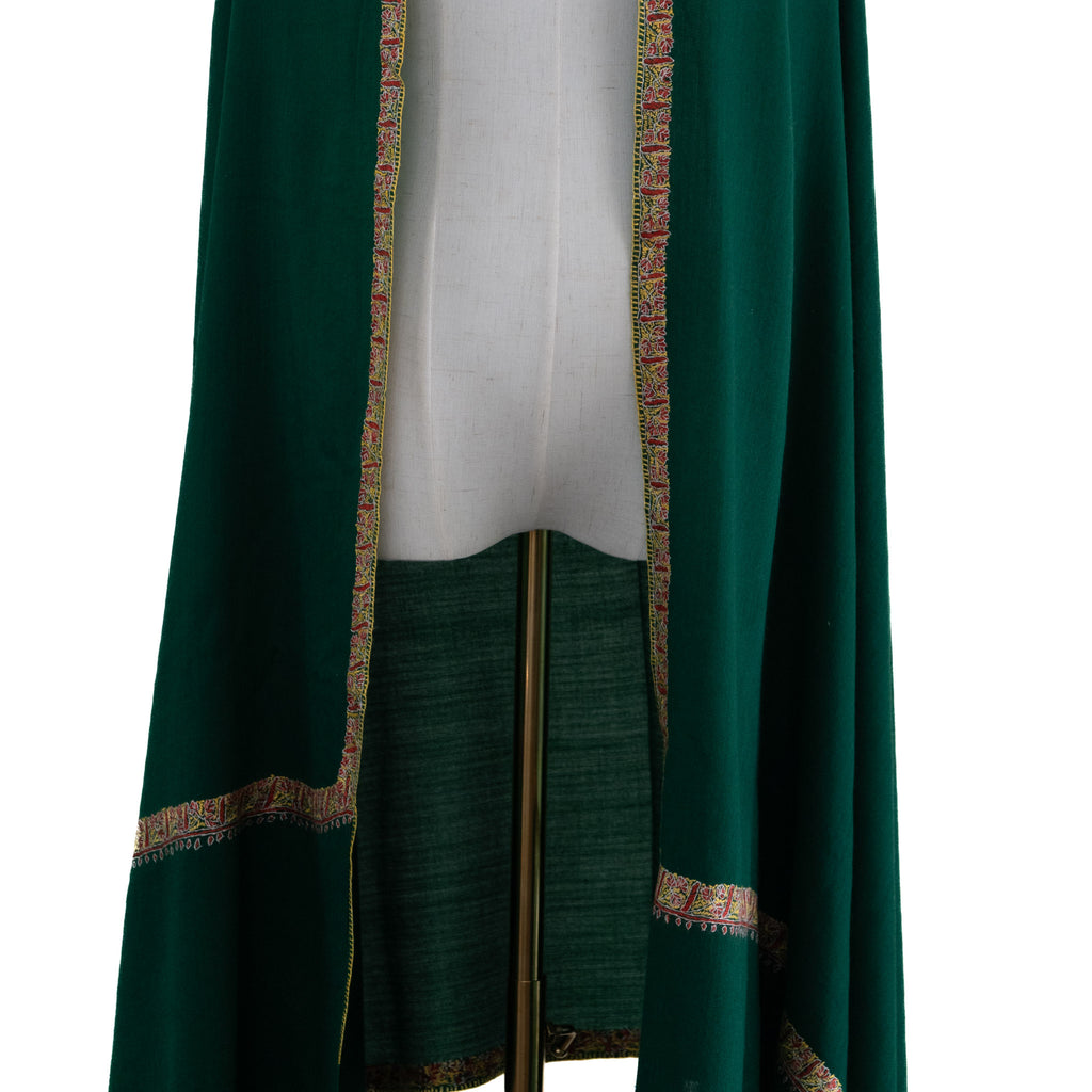 Deep Green 100% Pure Pashmina Shawl