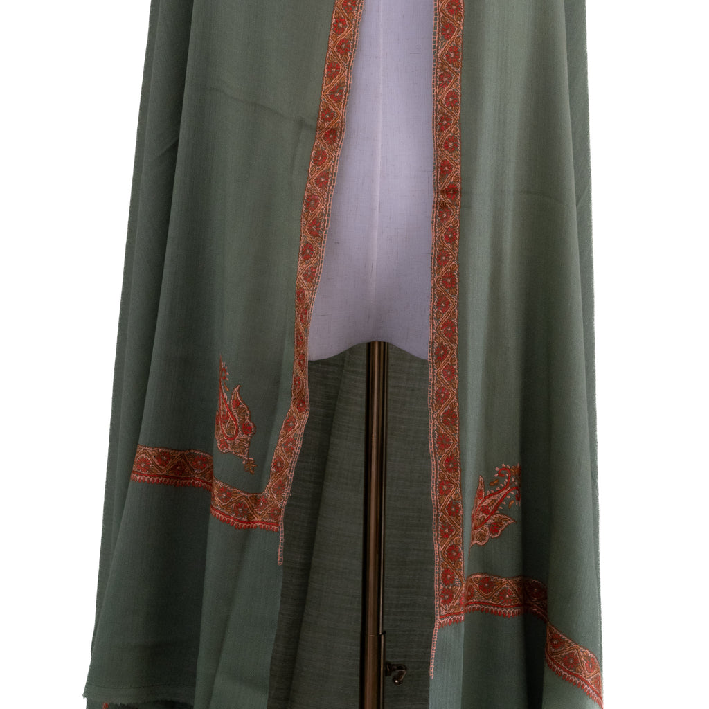 Light Green 100% Pure Pashmina Shawl