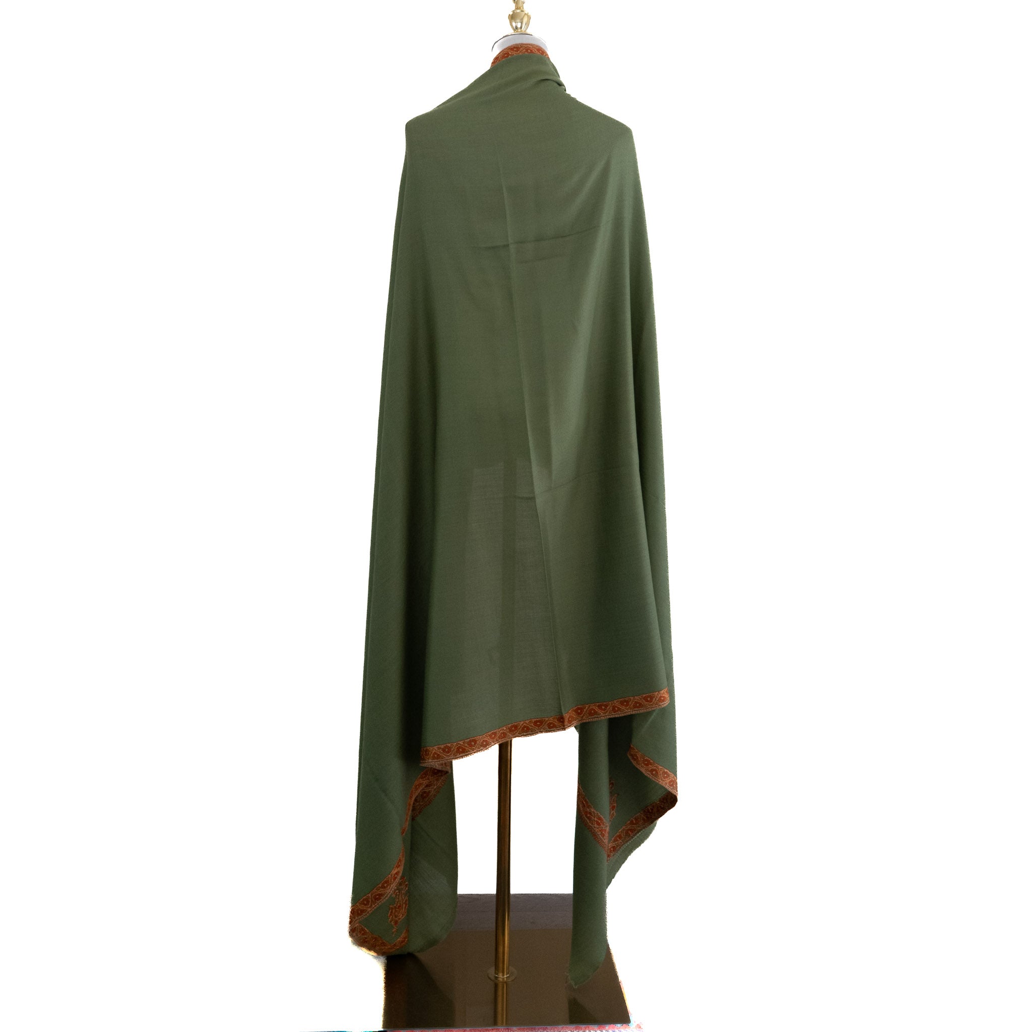 Light Green 100% Pure Pashmina Shawl