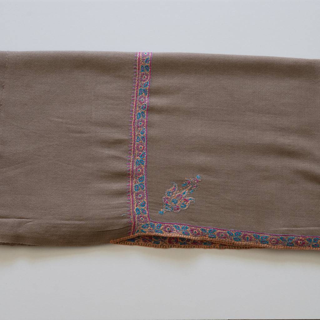 Light Tan 100% Pure Pashmina Shawl