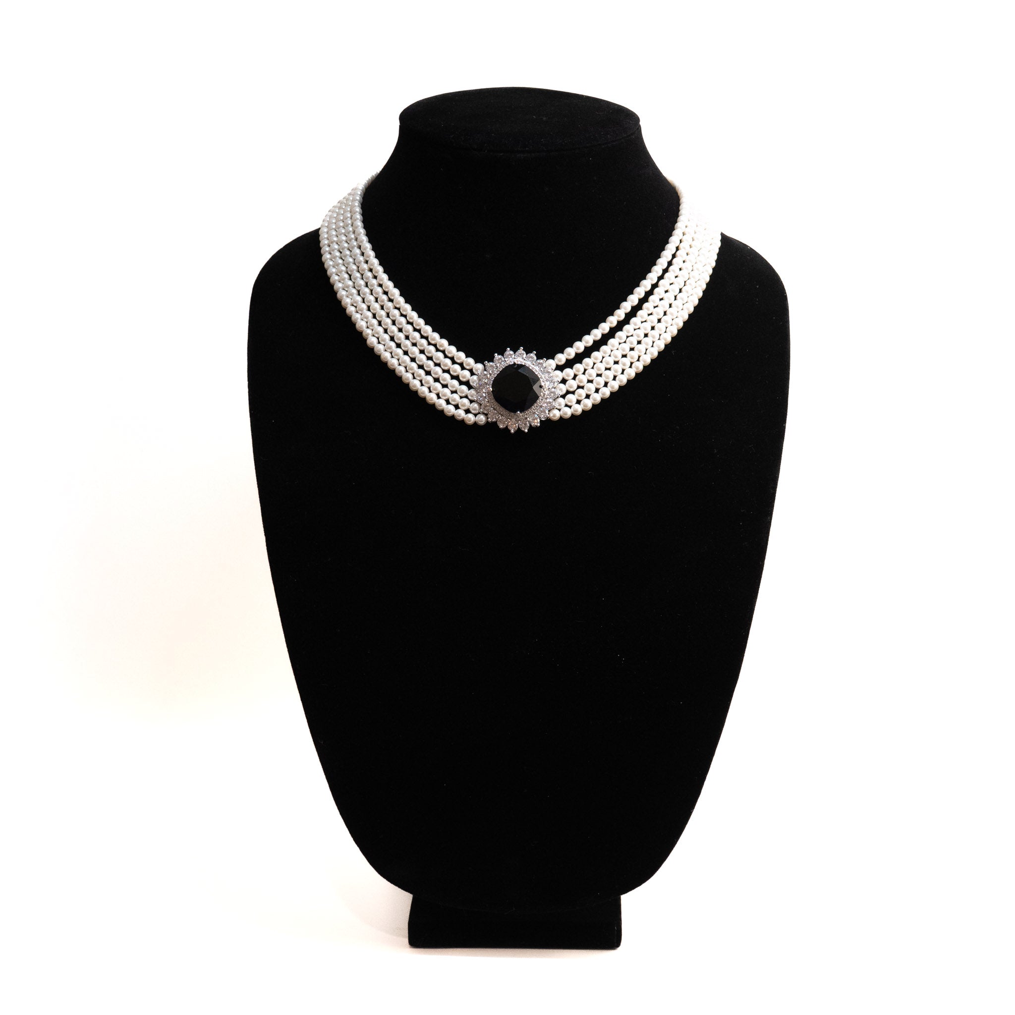 Princess Diana Style Pearl Choker