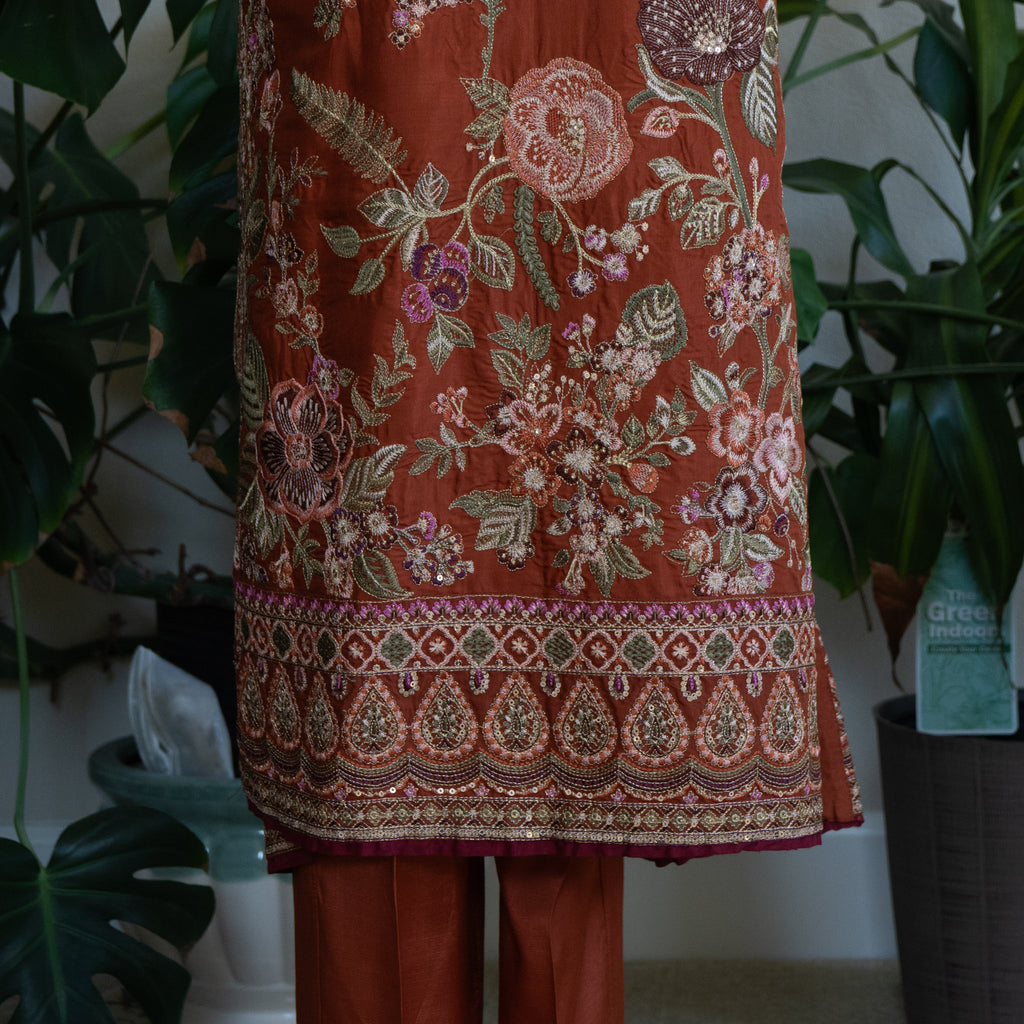 Ethnic Boutique Red Outfit - Size Small