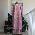 Vintage Brand Outfit - Shehwar w/ Laced-up Chiffon Dupatta - Size Small