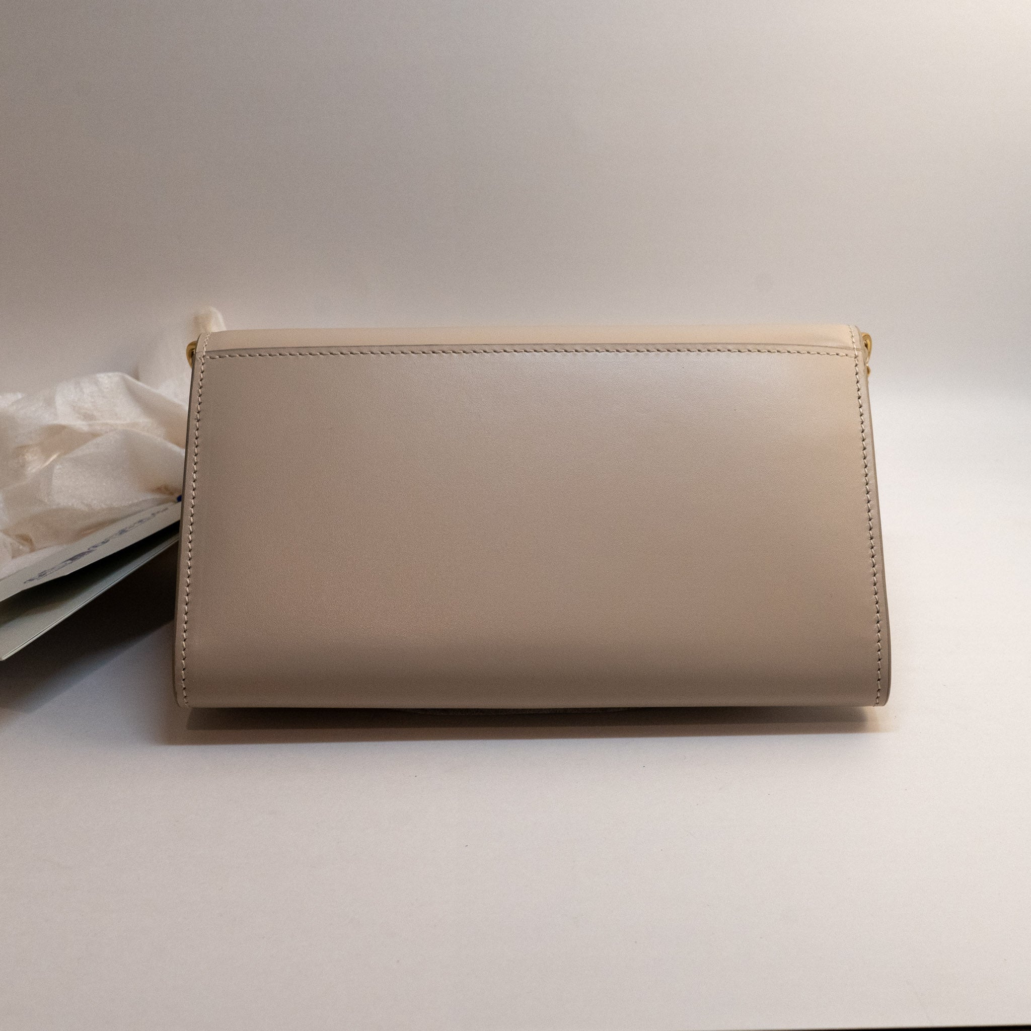 Burberry Hannah Limestone Clutch Purse
